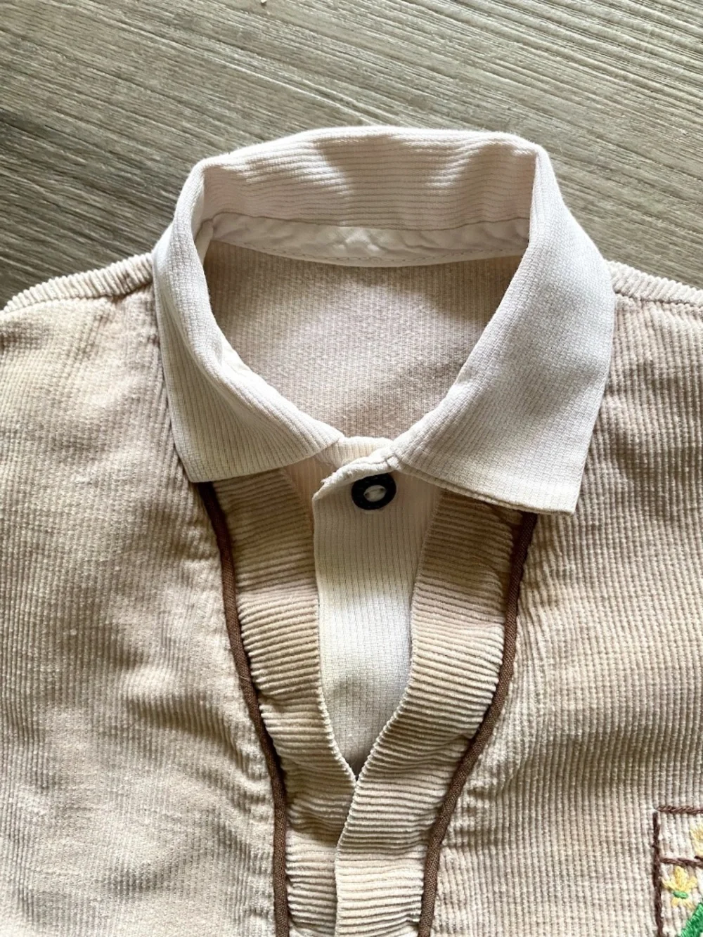 1950s 1960s Baby Boy Corduroy Suit 6-8 Months